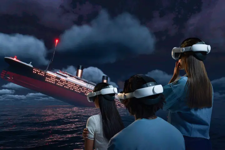 Le Titanic coule