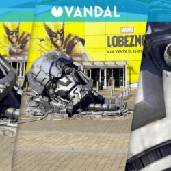PlayStation Espagne installe une tête Sentinel géante à Madrid pour célébrer le lancement de Marvel Wolverine